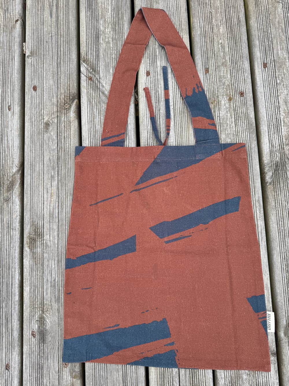 City Tote in Cotton Duck "Cacao Mood"