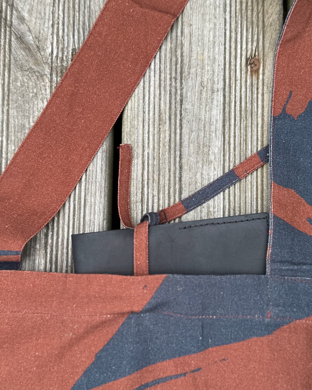 City Tote in Cotton Duck "Cacao Mood"